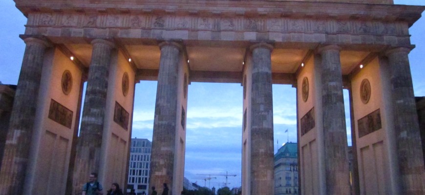 The Brandenburg Gate is a cultural and historical icon. 
(photo by Alexa Blanchard)