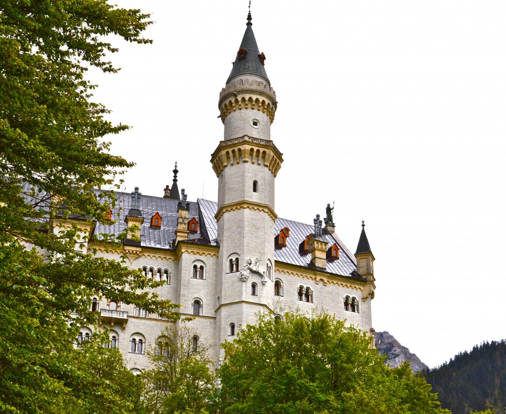 The Neuschwanstein Castle.
